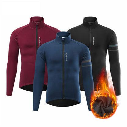 Men'S Outdoor Off-Road Mountain Sports Fleece Cycling Clothing