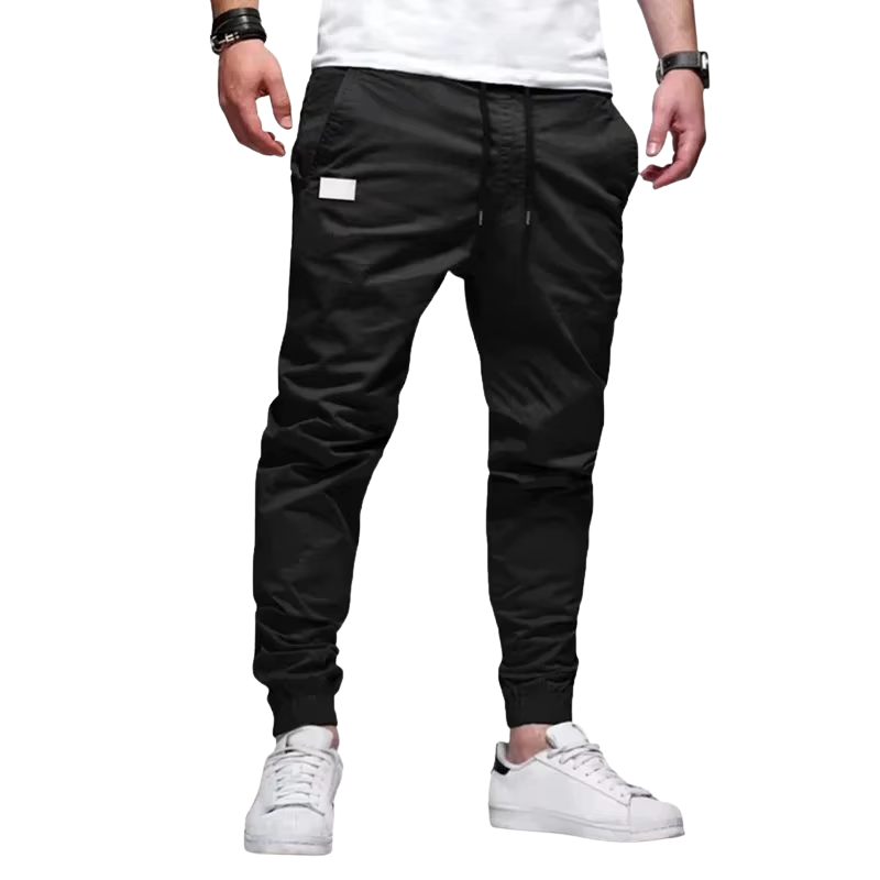 New Cargo Pants Men'S Loose Straight Sports Clothing Solid Color Sweatpants Large Size Joggers Woven Pants Casual Male Trousers