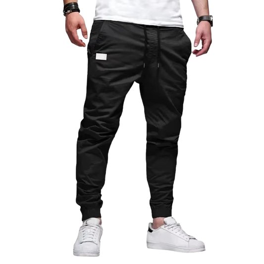 New Cargo Pants Men'S Loose Straight Sports Clothing Solid Color Sweatpants Large Size Joggers Woven Pants Casual Male Trousers