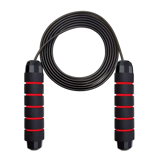 With Ball Bearings Adjustable Tangle-Free Speed Wire Jump Rope Workout with Foam Handles for Fitness Home Workouts and Slim Body