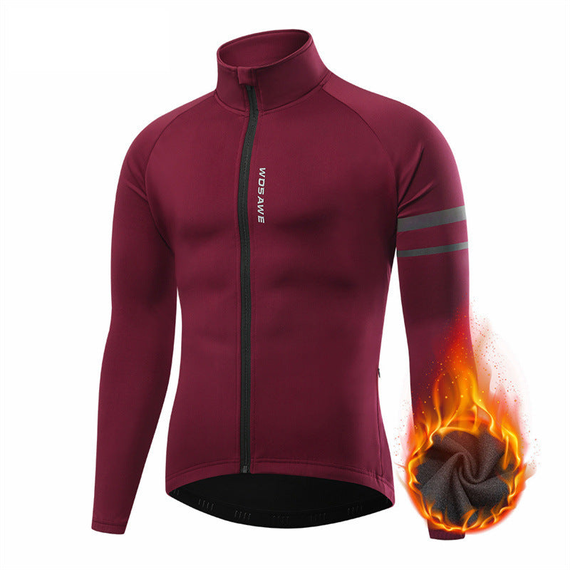 Men'S Outdoor Off-Road Mountain Sports Fleece Cycling Clothing