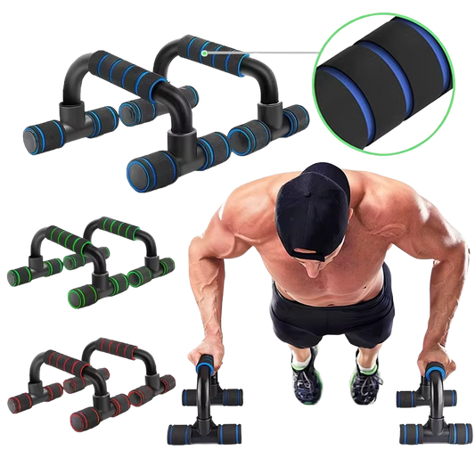 1Pair U-Shaped Push-Up Rack Fitness Equipment Hand Sponge Grip Muscle Training Push up Bar Chest Home Gym Body Building