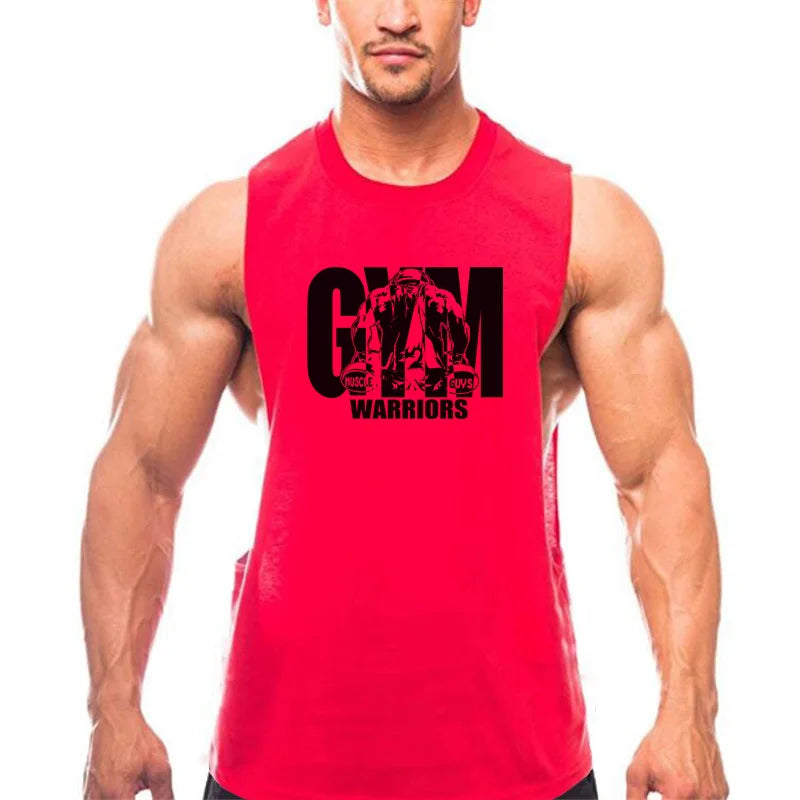 Gym Hooded Tank Top Men Summer Fitness Clothing Bodybuilding Hoody Vest Mens Sports Fashion Cotton Sleeveless T Shirts plus Size