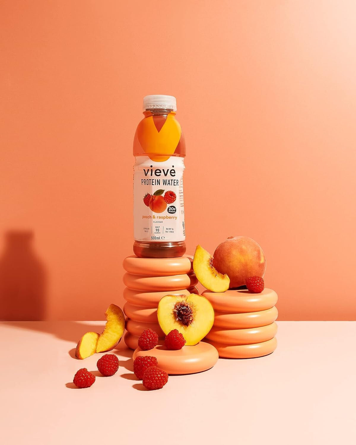 Vieve Protein Water 10X500Ml Mixed Variety Flavour Pack 20G Protein Sugar Free