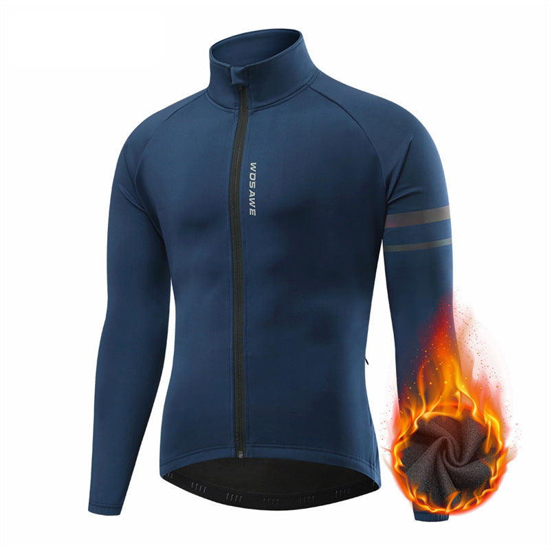 Men'S Outdoor Off-Road Mountain Sports Fleece Cycling Clothing